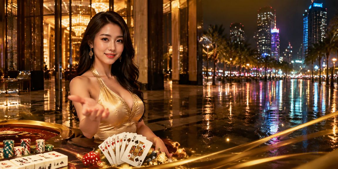 Không khí lễ hội trò chơi bài tại Đà Nẵng – màn hình rực rỡ và đám đông sôi động