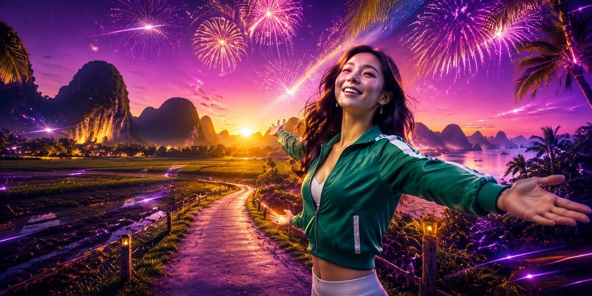 Không gian cá cược thể thao sôi động về đêm tại Ninh Bình với ánh đèn neon rực rỡ