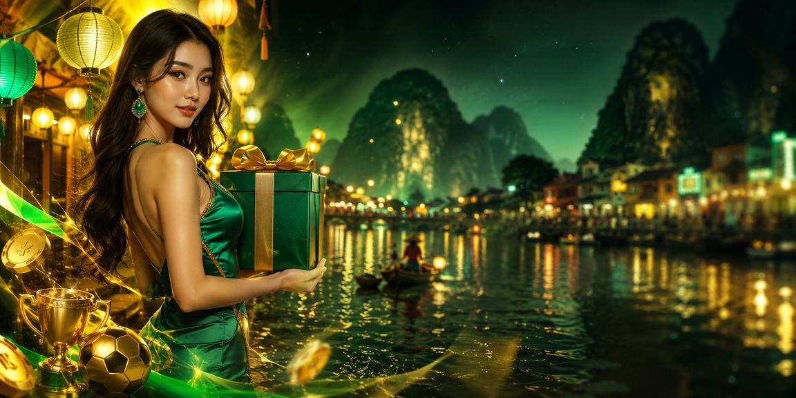 Không khí chợ đêm Ninh Bình – người dùng kiểm tra ưu đãi VIP trên điện thoại